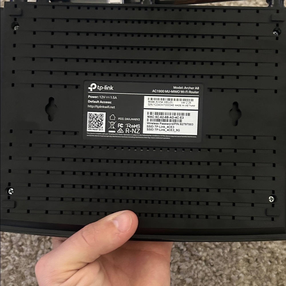 TP-Link AC1900 Smart WiFi Router- High Speed MU-MIMO Wireless Router - Picture 7 of 8